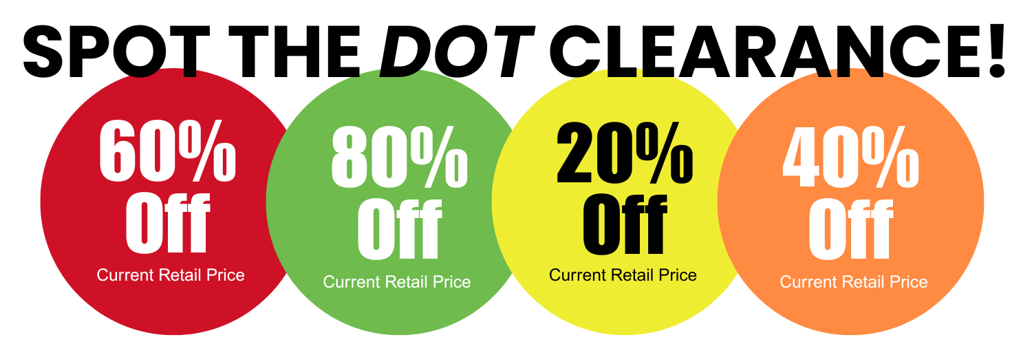 Spot the Dot Clearance!
